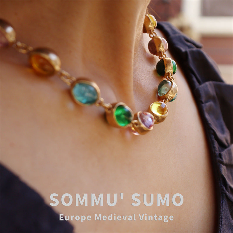 Bracelet porte-bonheur avec gemme porte-bonheur et pouvoir de fortune