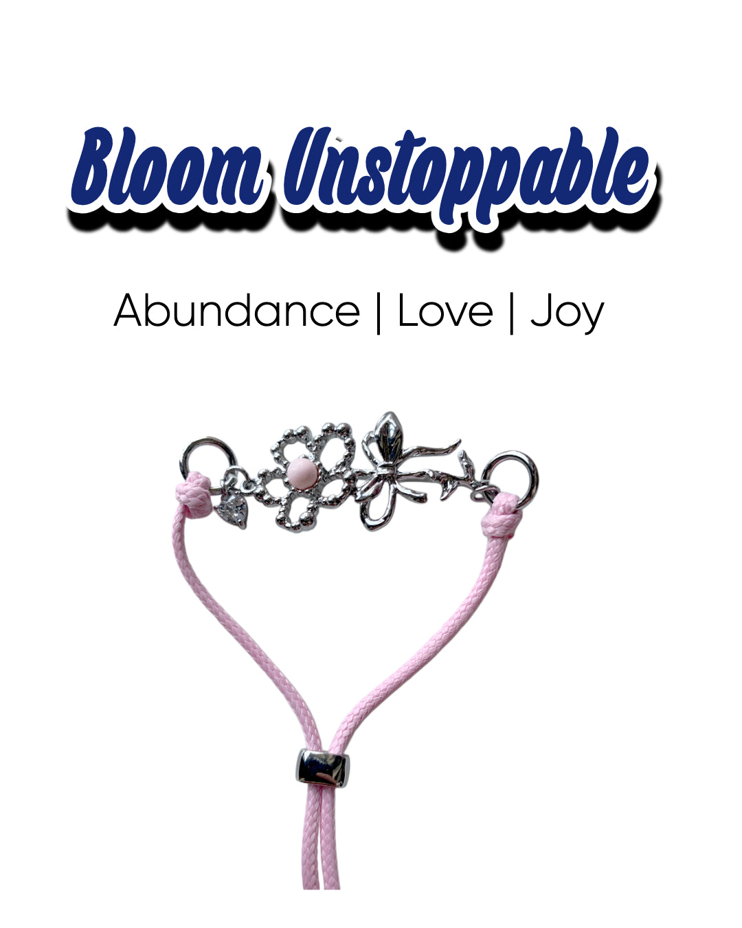 Abundance Power Bloom Adjustable Bracelet