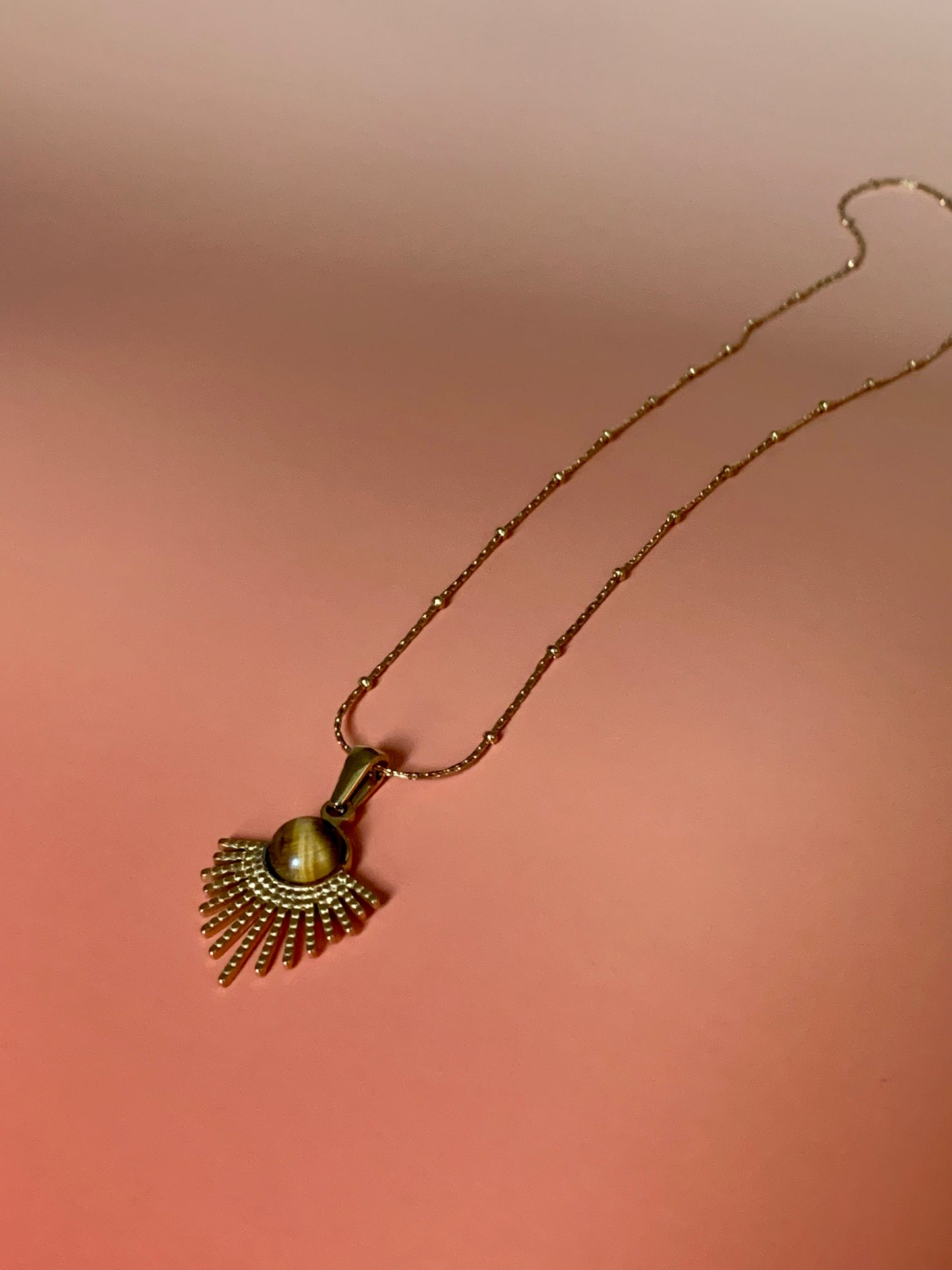 Courage Power Tiger Eye Necklace