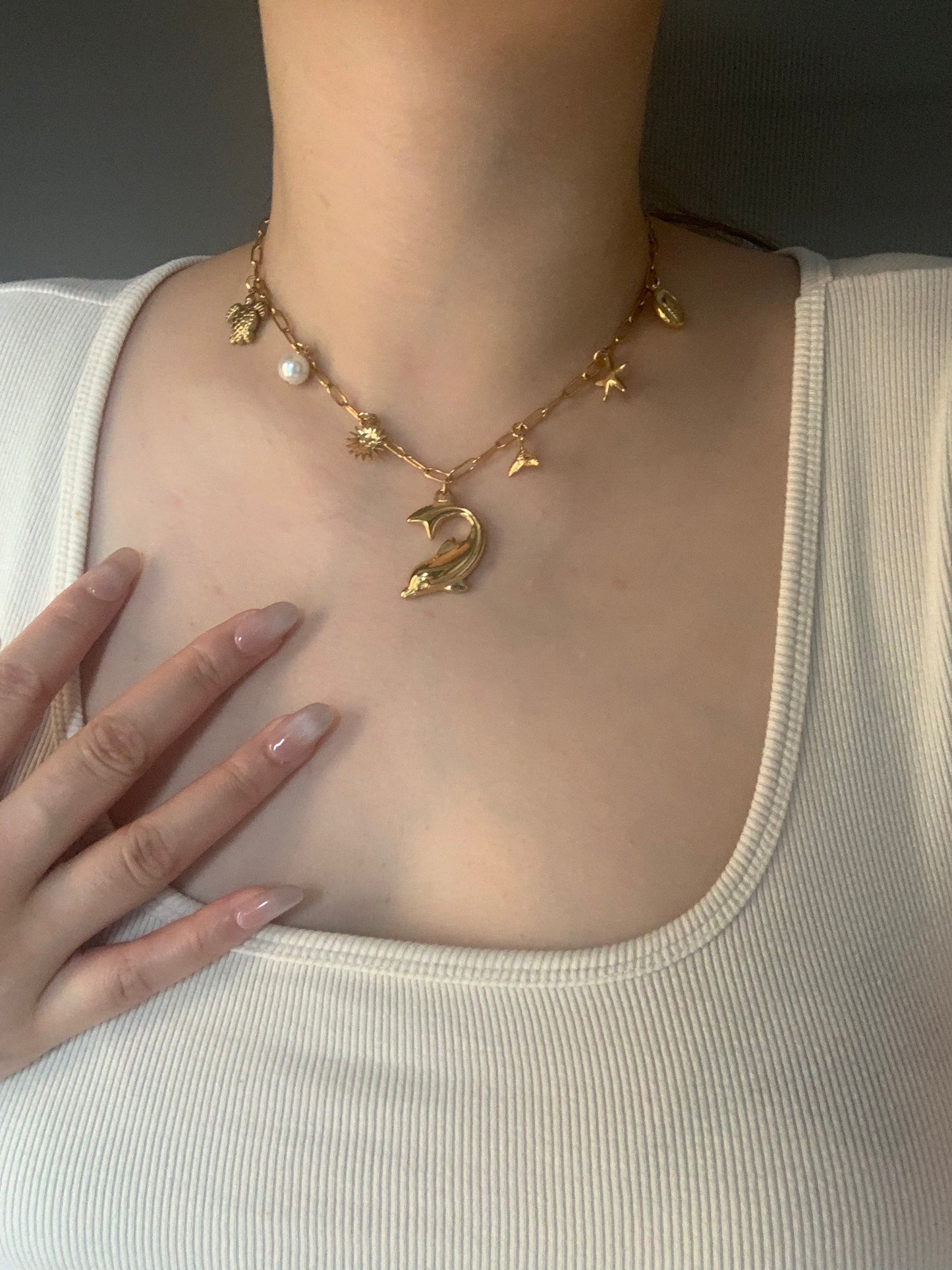 Harmony Power Dolphin Necklace