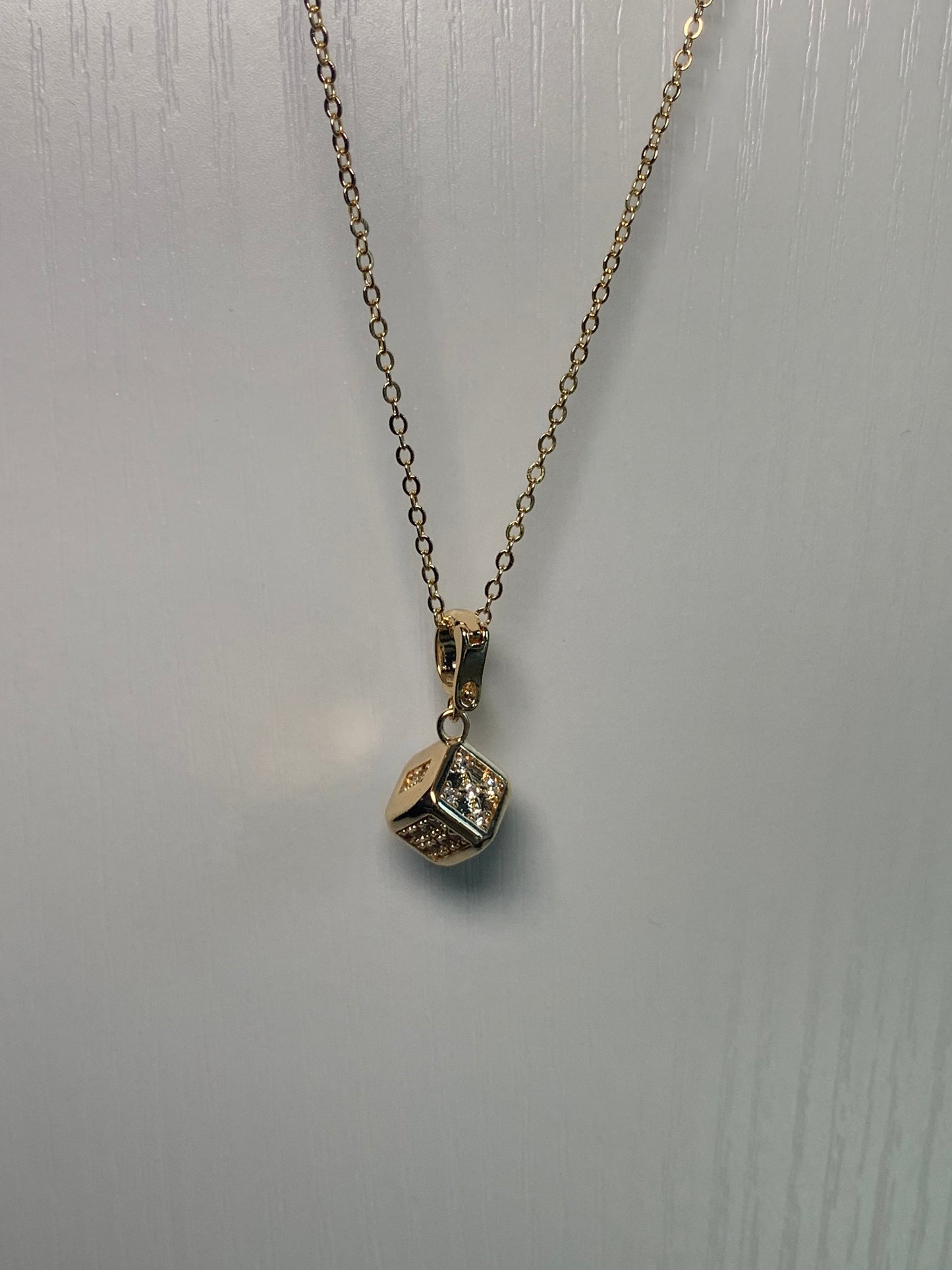 Courage Power Destiny Cube Necklace