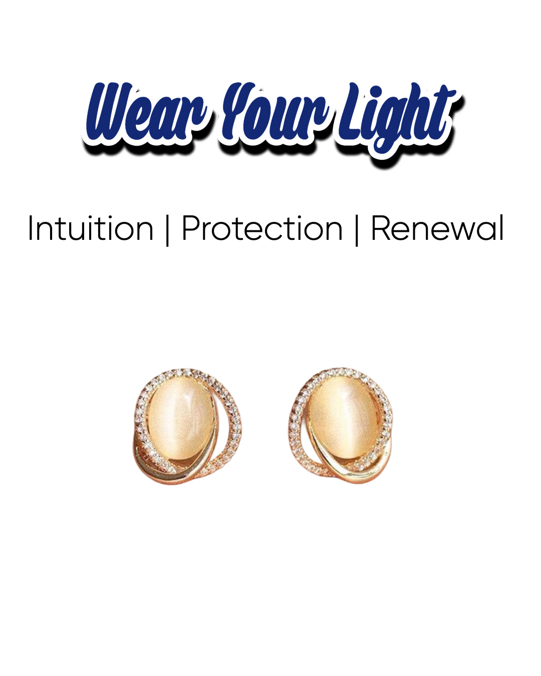 Renewal Power Moonlight Earrings