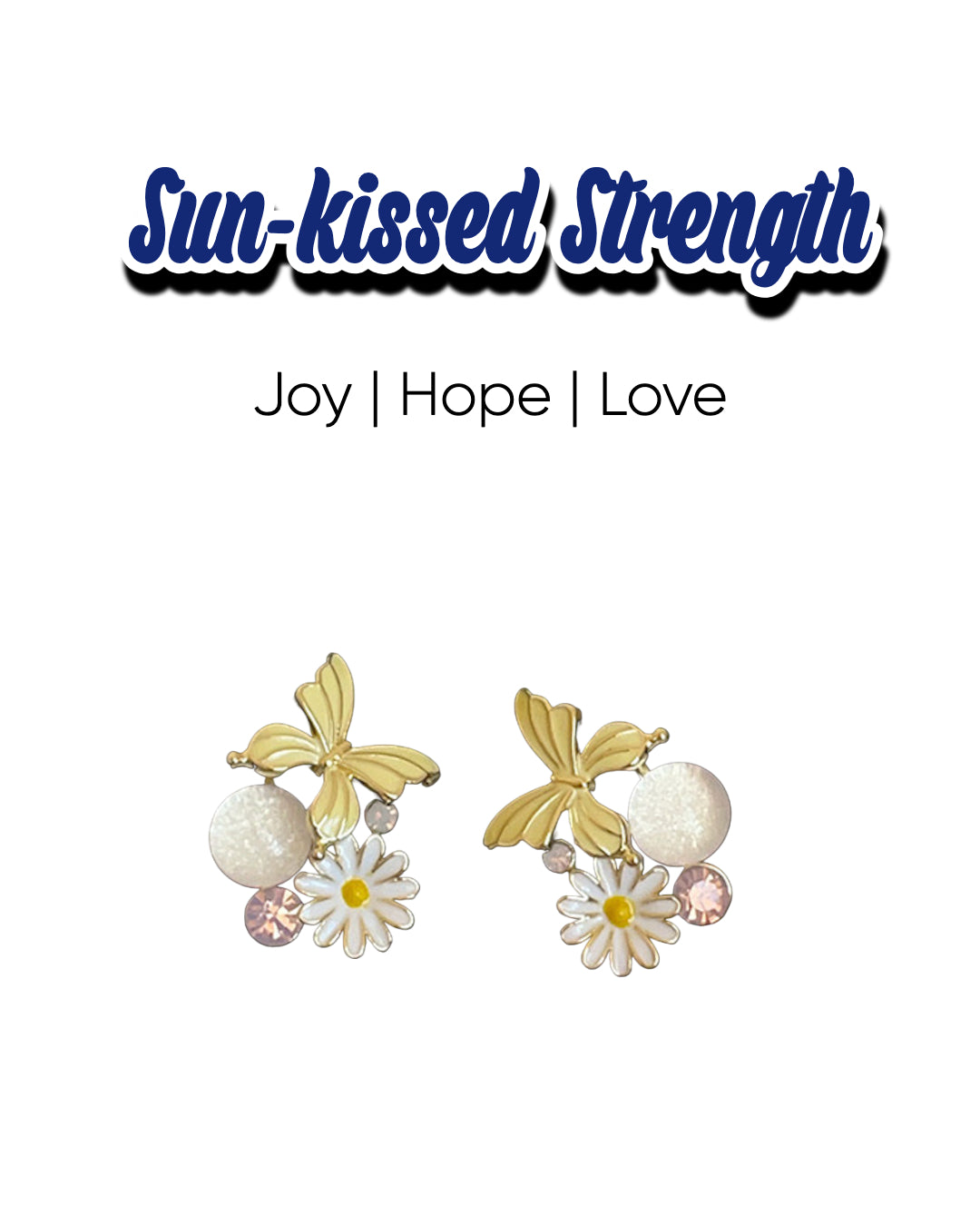 Hope Power Solar Grace Bow Earrings