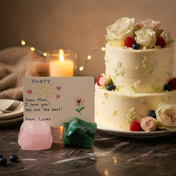 Raw Crystal Card Holder