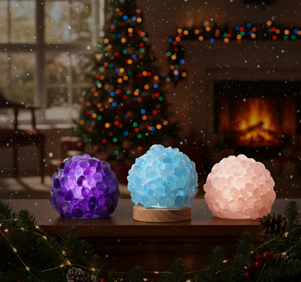Natural Crystal Salt Night Lamp