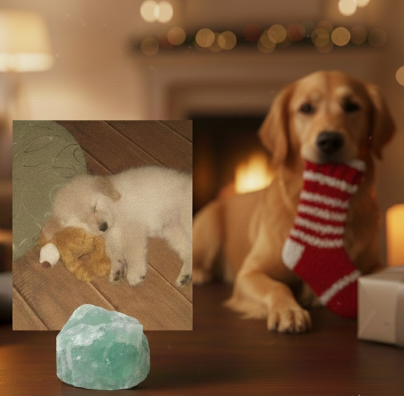 Raw Crystal Card Holder