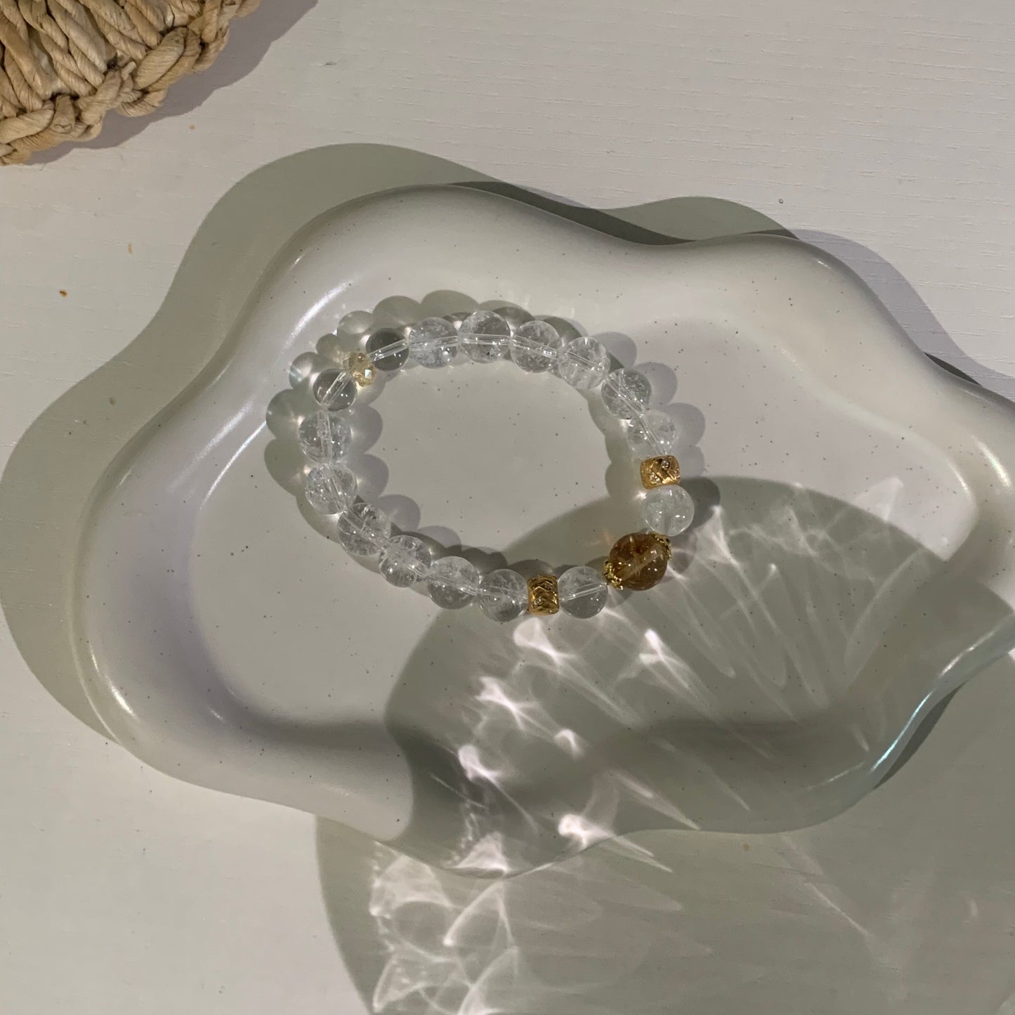 Renewal Power White Crystal Bracelet