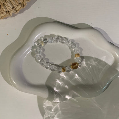 Renewal Power White Crystal Bracelet