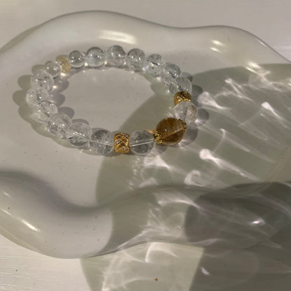 Renewal Power White Crystal Bracelet