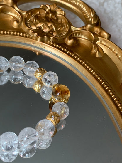 Renewal Power White Crystal Bracelet
