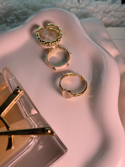 Harmony Power Cat Eye Hollow Ring