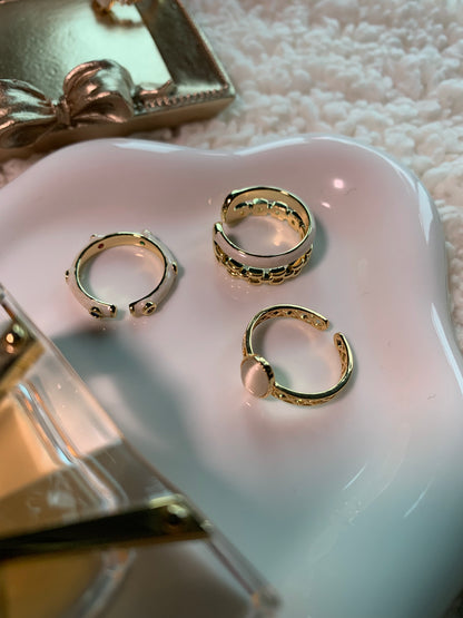 Harmony Power Cat Eye Hollow Ring