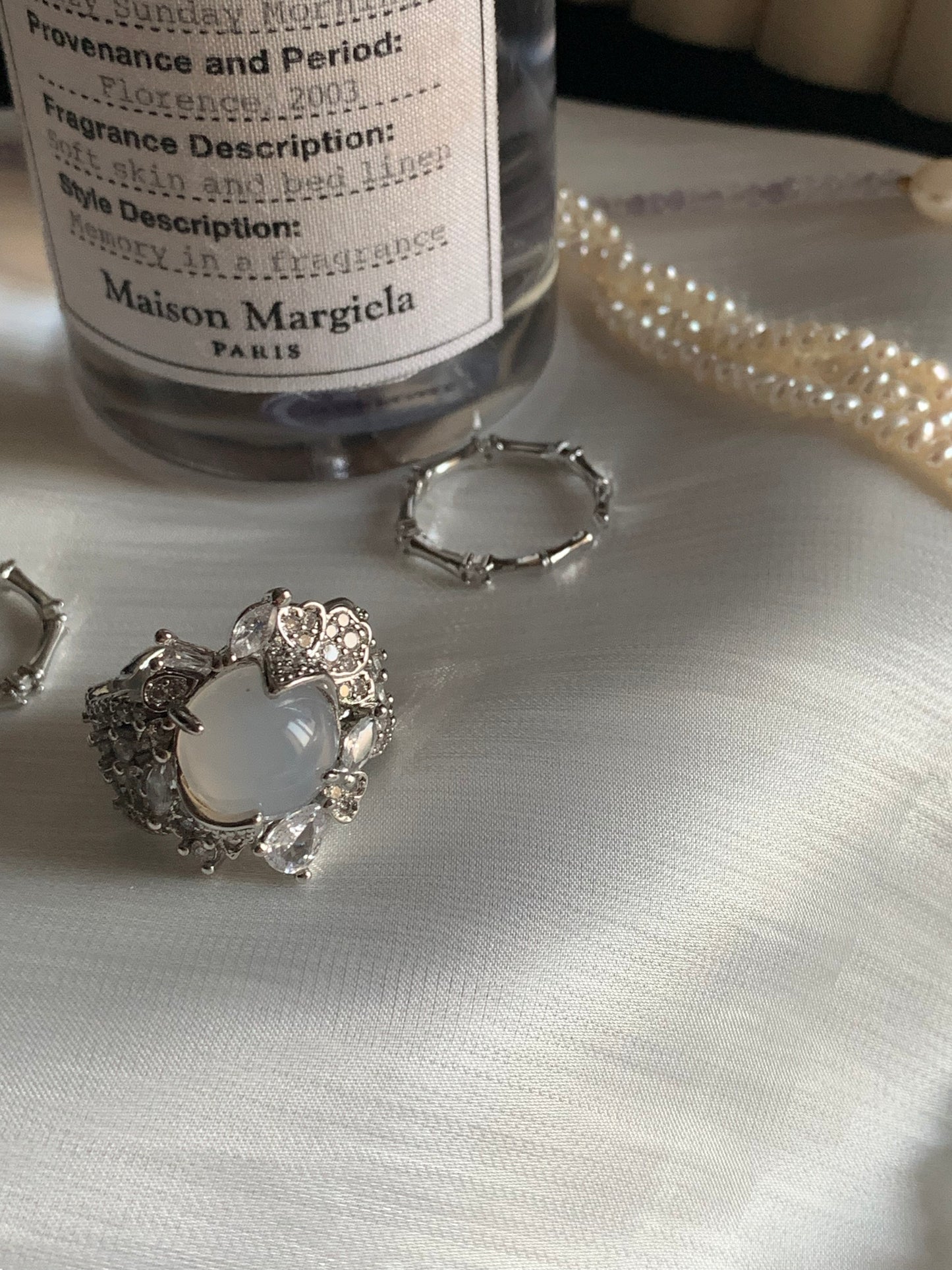 Spiritual Power White Jade Ring