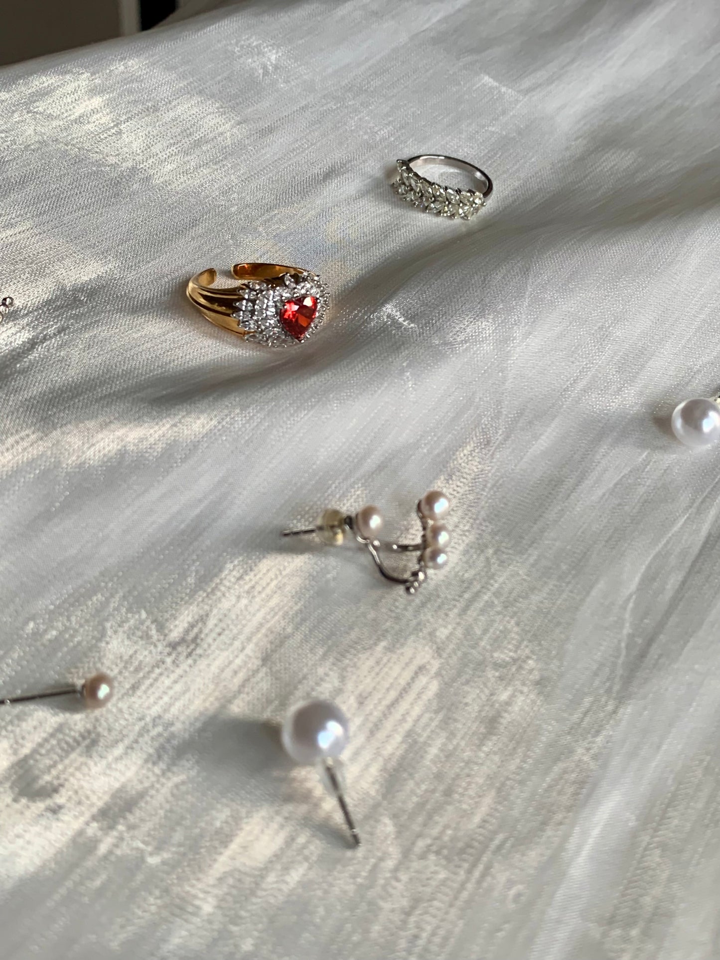 Love Power Heart Ruby Ring