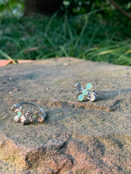 Abundance Power Double Bloom Ring