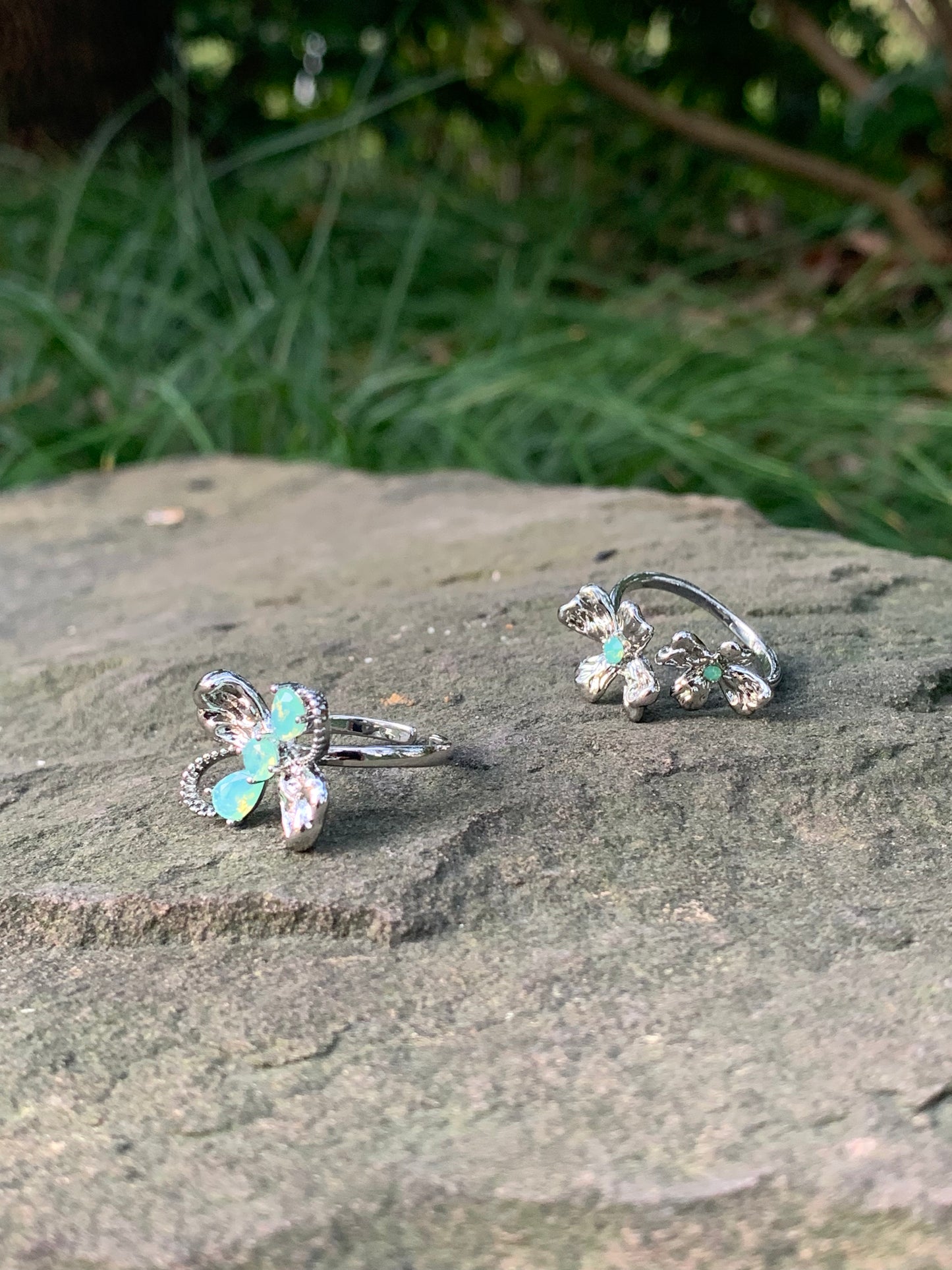 Abundance Power Double Bloom Ring