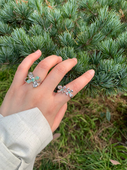 Abundance Power Double Bloom Ring