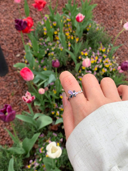Fortune Power Violet Blossom Ring