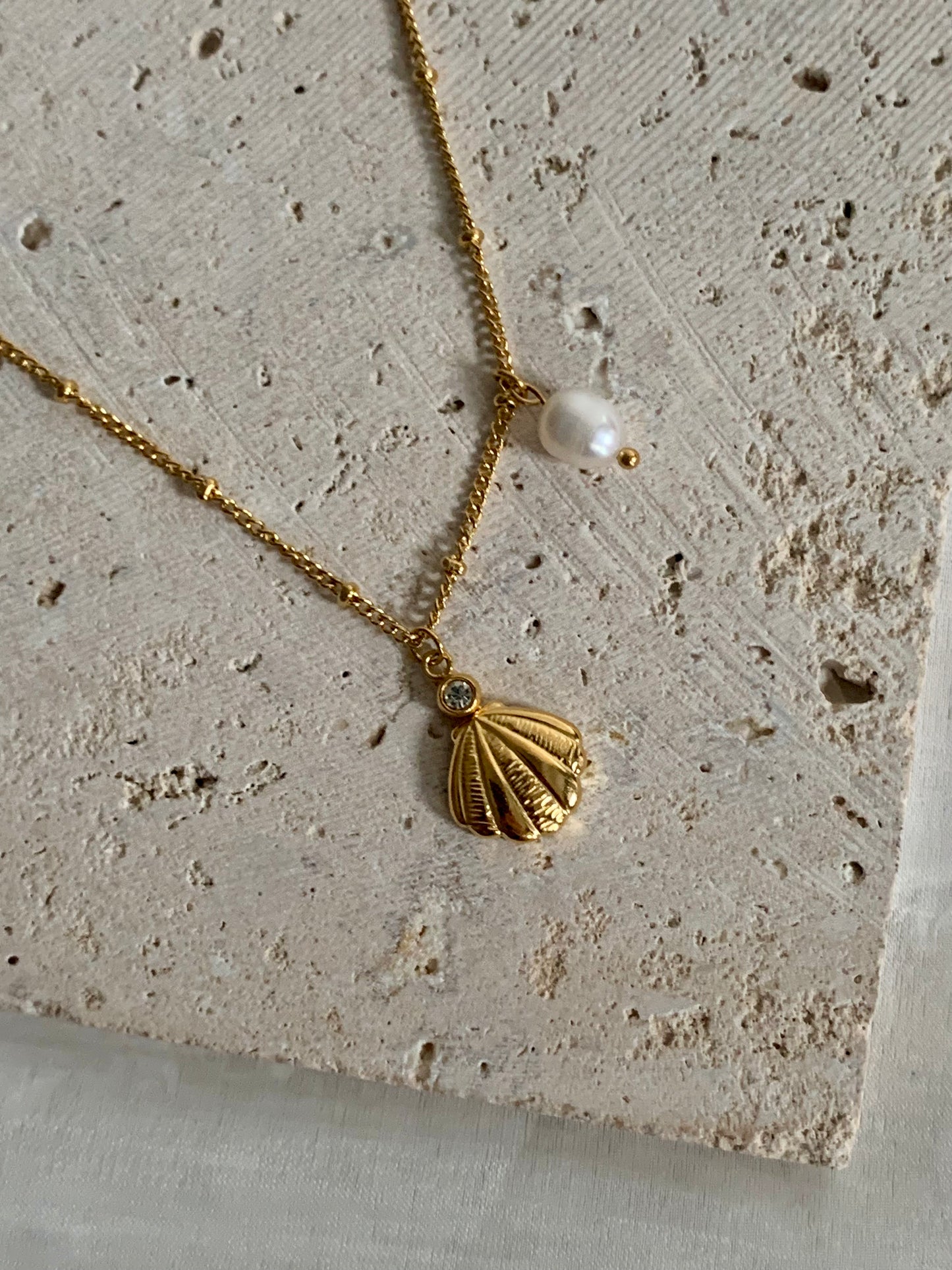 Renewal Power Pearl & Shell Necklace