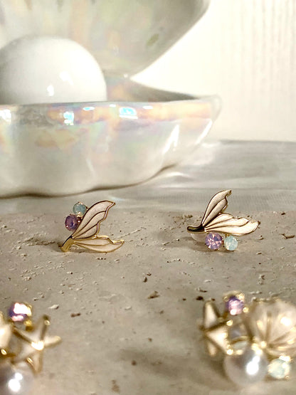 Courage Power Siren-Glow Mermaid Earrings