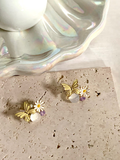 Hope Power Solar Grace Bow Earrings