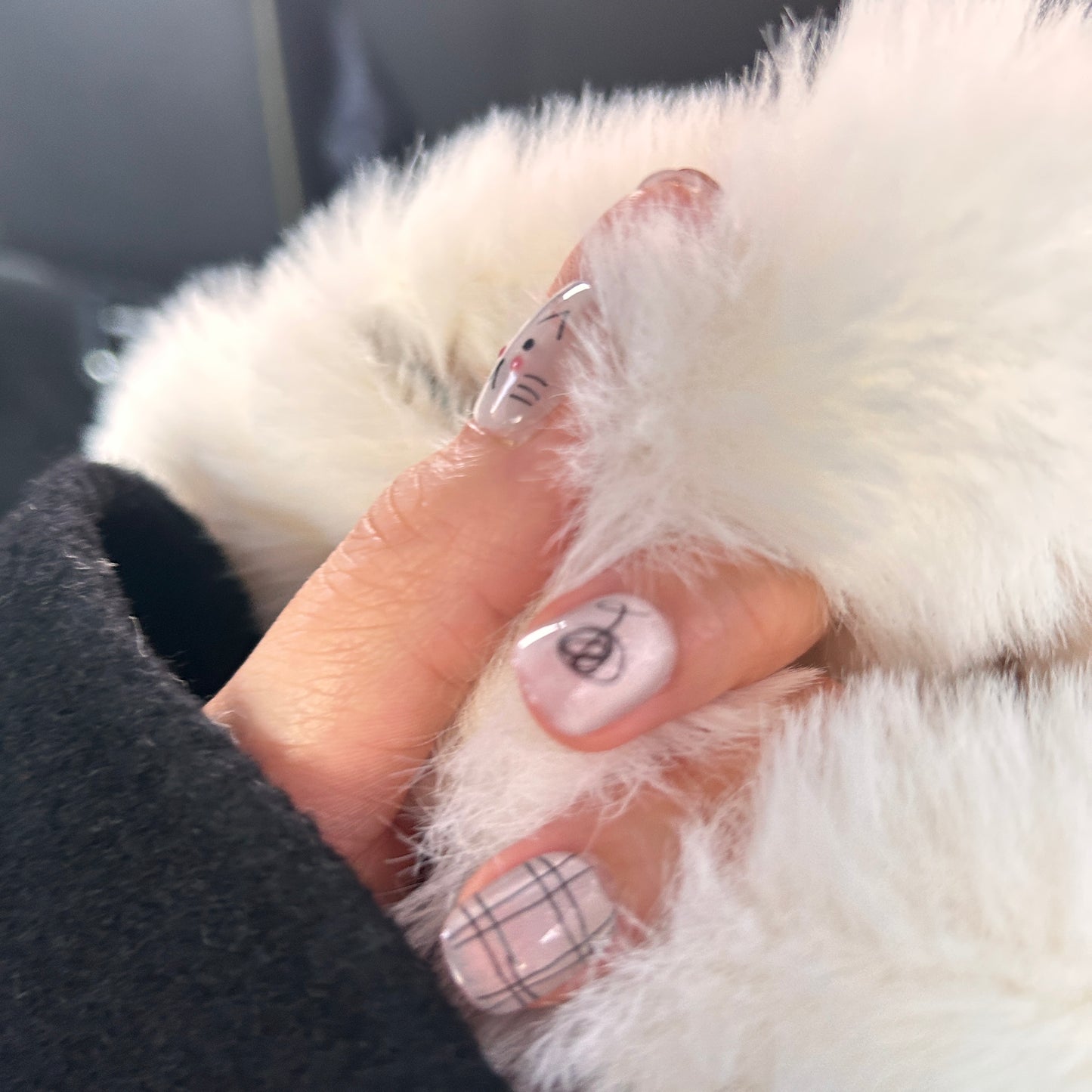 Joy Power Reusable Adorable Paws Press On Nails