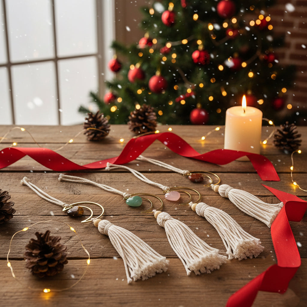 Luna Heart Crystal Car Charm