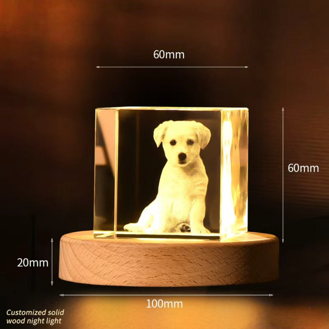 Personalized Photo Heart Crystal