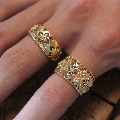 Fortune Power Vintage Gold Rings