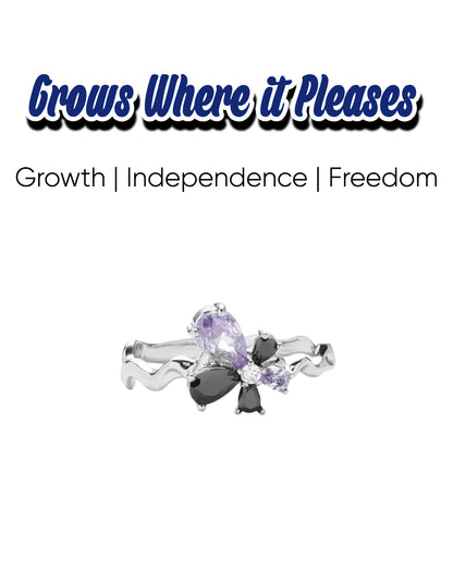 Fortune Power Violet Blossom Ring