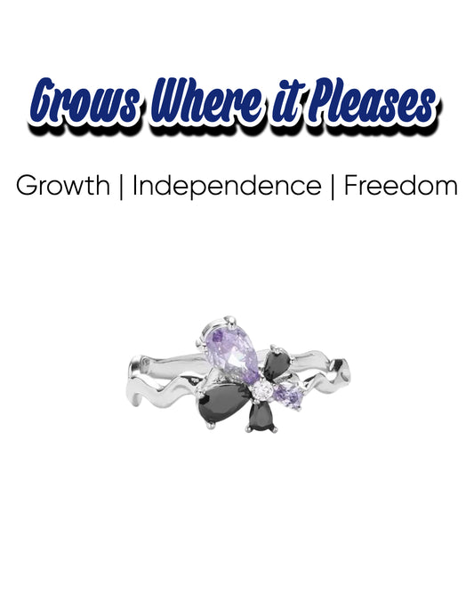 Fortune Power Violet Blossom Ring