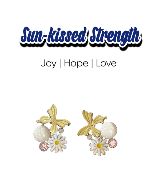 Hope Power Solar Grace Bow Earrings