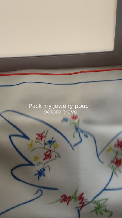 Peace Dove Self-adhesive Travel Organizer