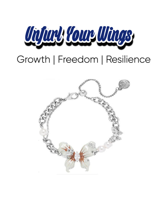 Renewal Power Retro Butterfly Adjustable Bracelet