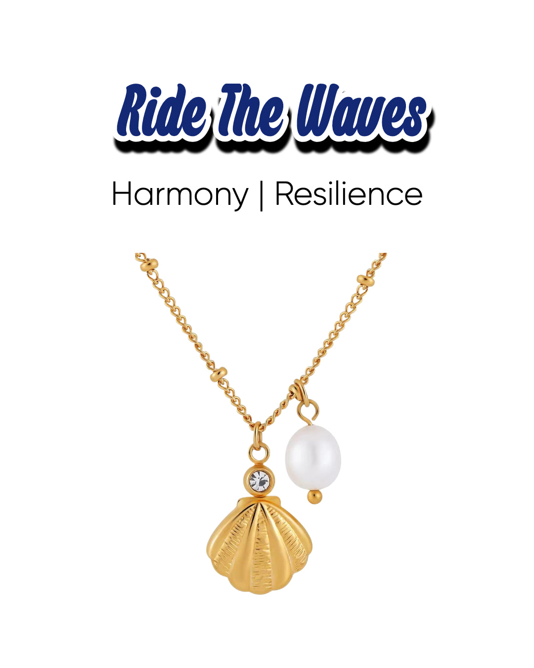 Renewal Power Pearl & Shell Necklace