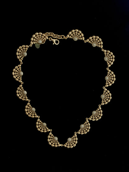 Spirit Power Retro Golden Necklaces featuring a vintage-inspired design with luxurious gold finish.